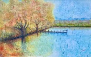Am Steg von Eveline Anderle