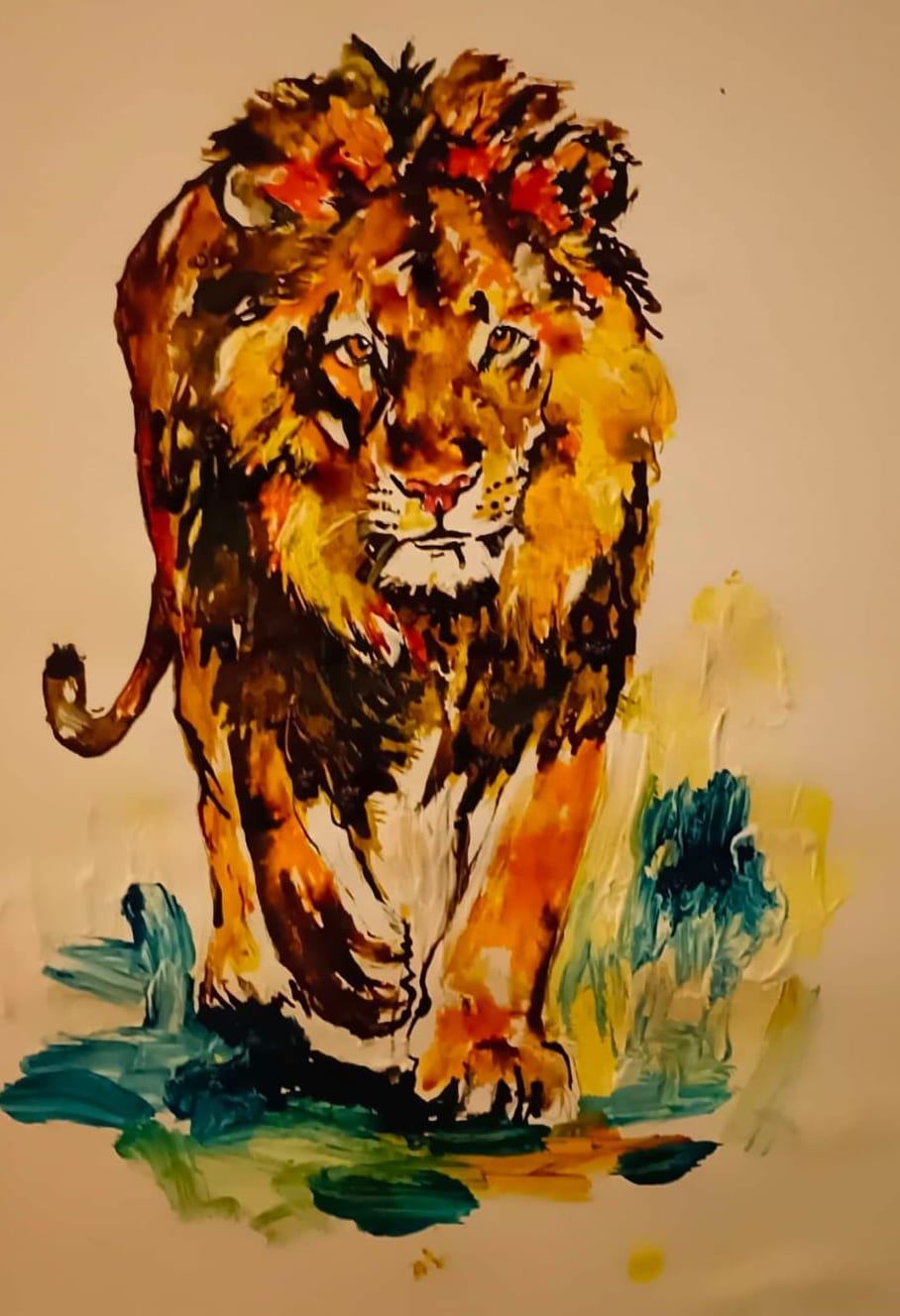 Der Löwe von Ingrid Bauer