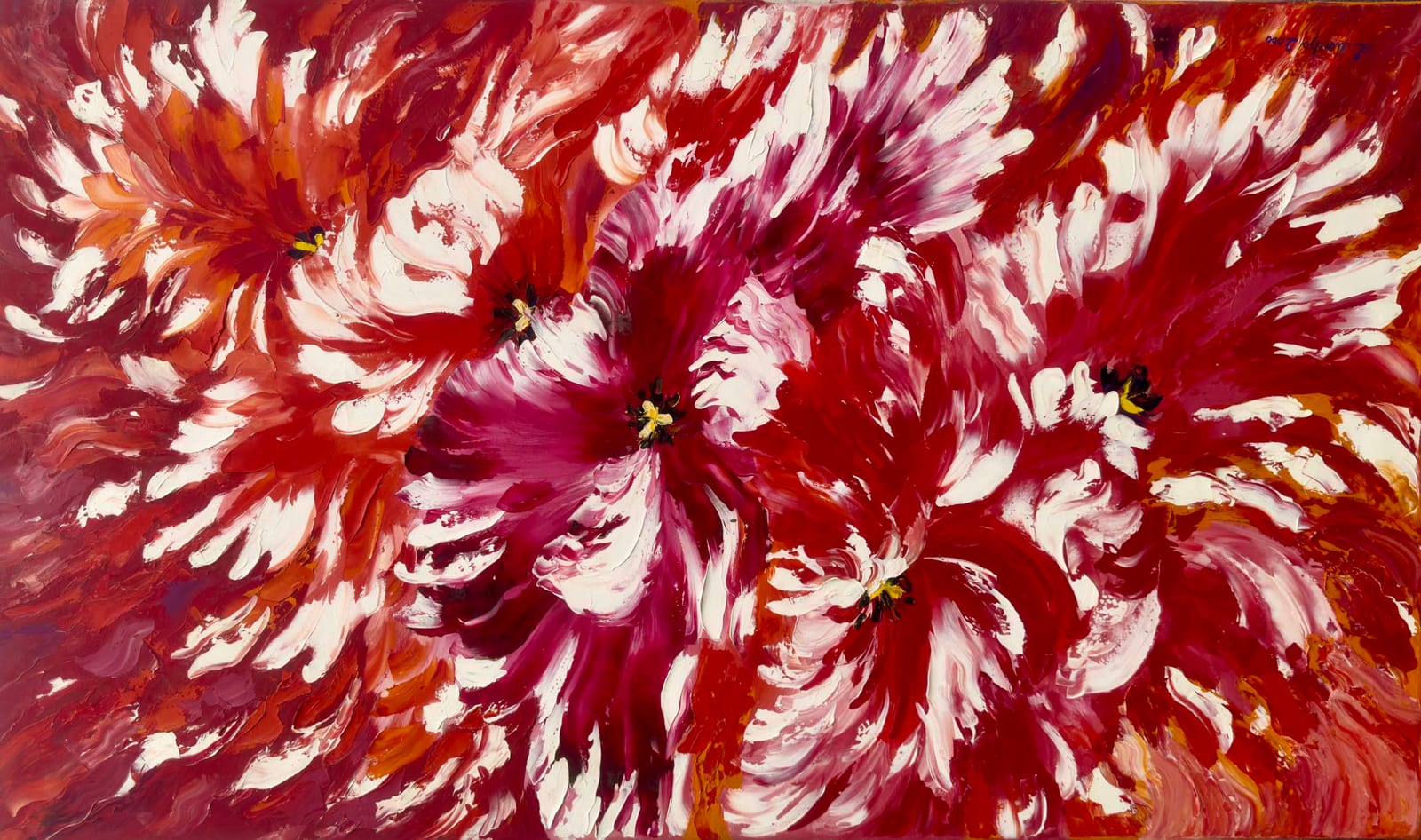Rote Blumen von Lore Macho