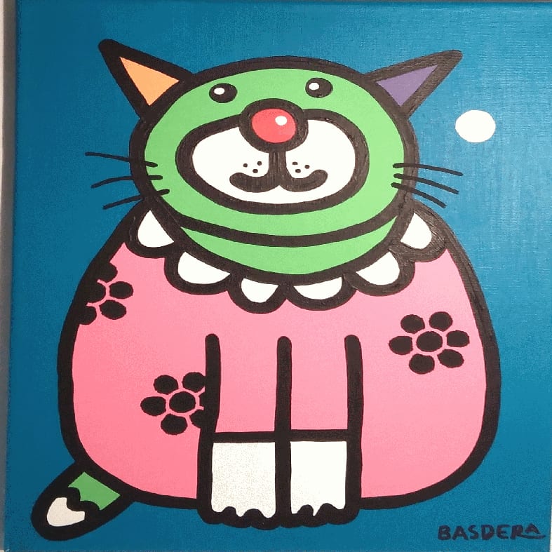 Katze Mona von Prof. Franz Basdera
