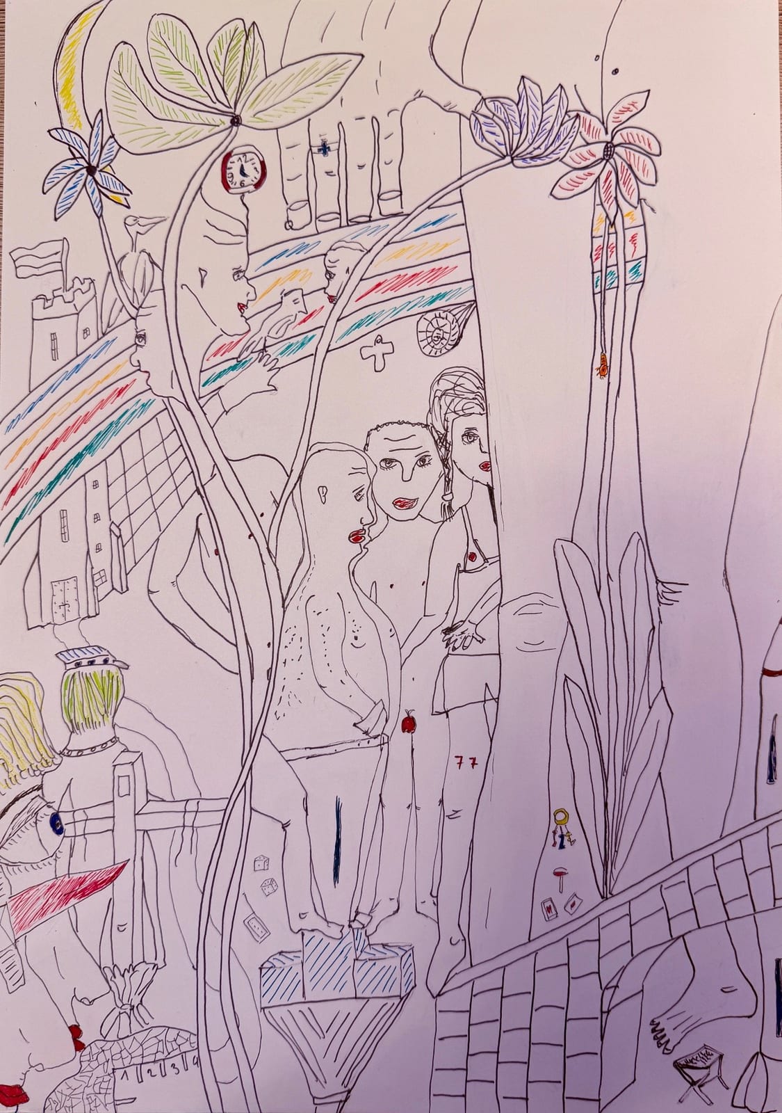Urban Eden 25 ( Adam und Eva) von Bernhard Brandstätter Colin