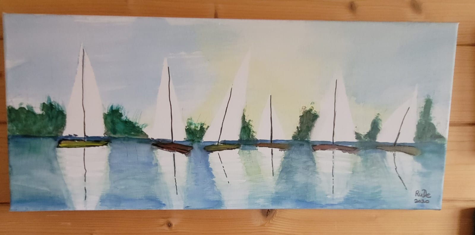 Segelboote von Ruth Düsel