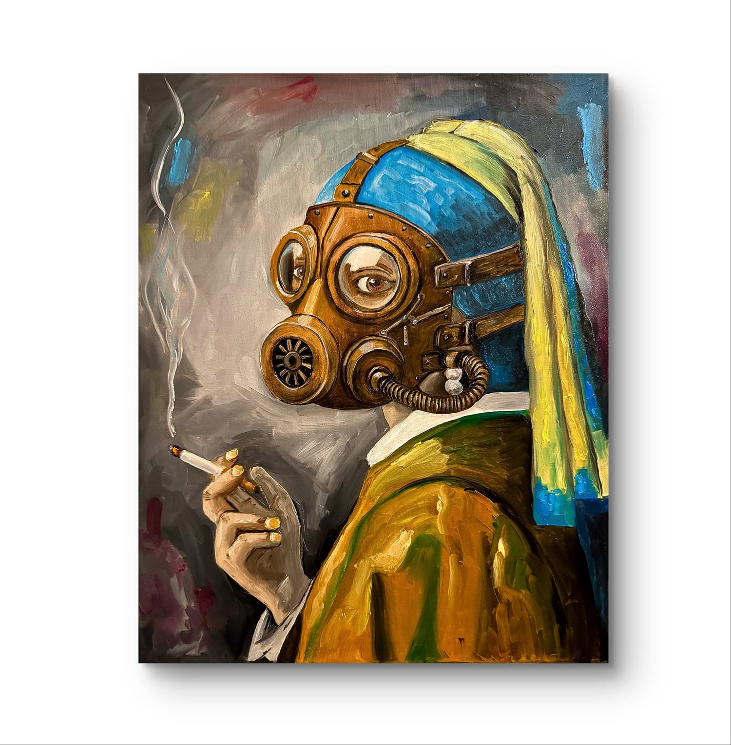 The Girl with the Gas Mask von Tom Krisper