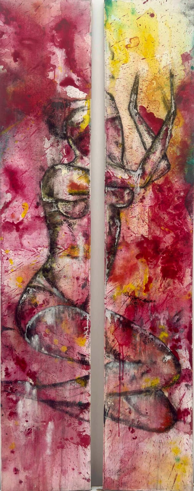 Tänzerin 1 (Diptychon) von Lore Macho