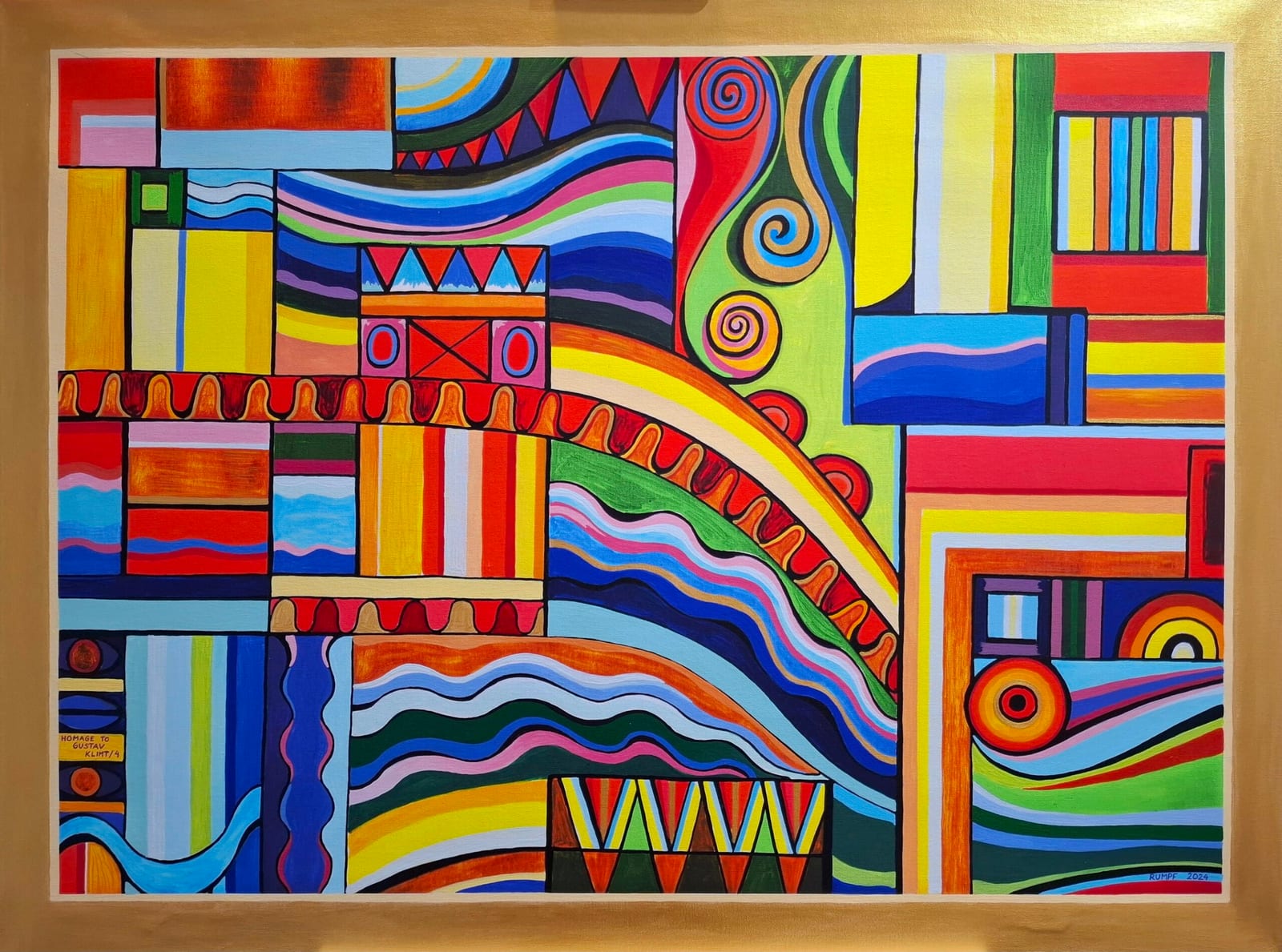 Hommage to Gustav Klimt von Johann Rumpf