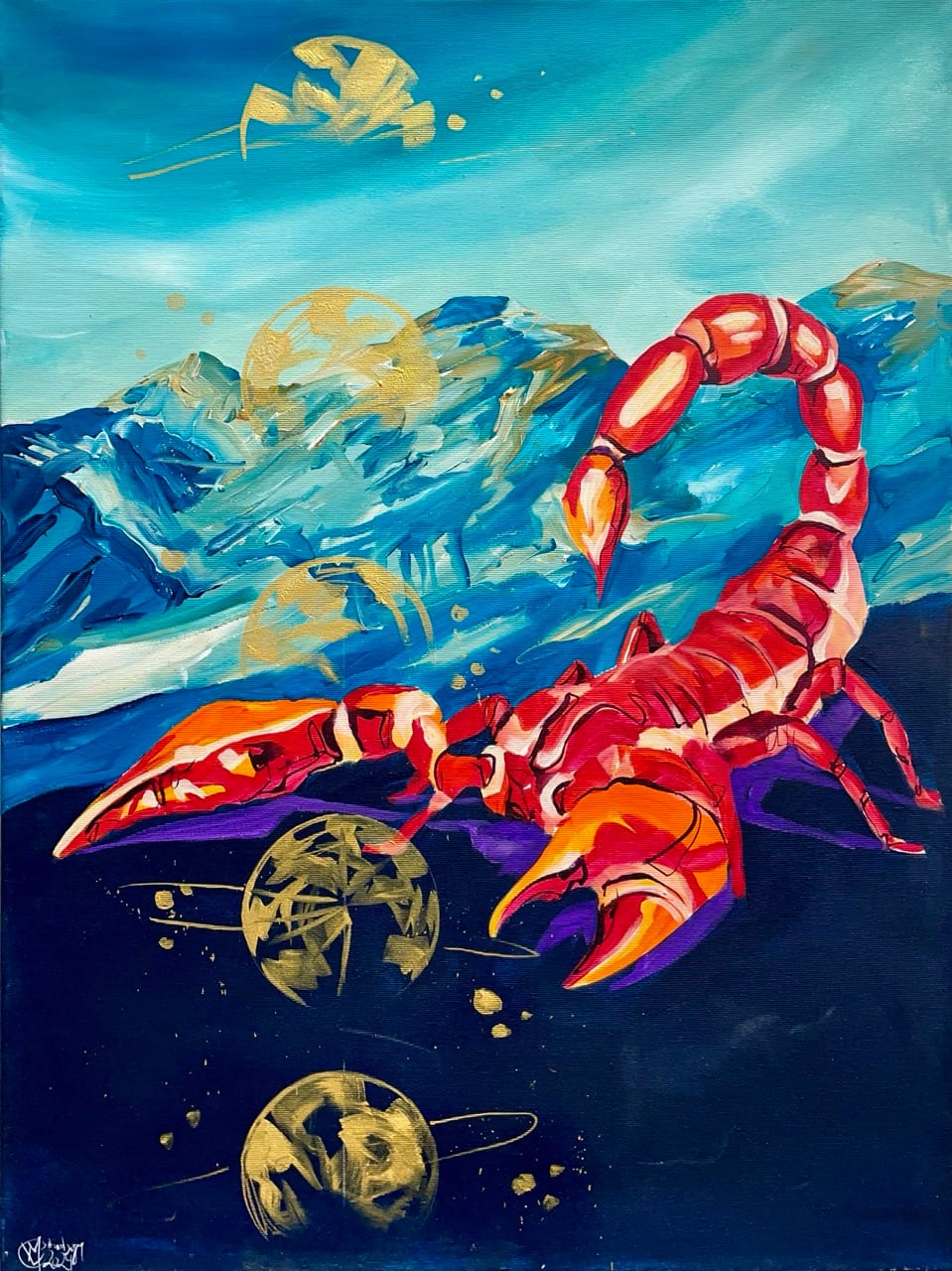 Skorpion von Marlene Schaumberger