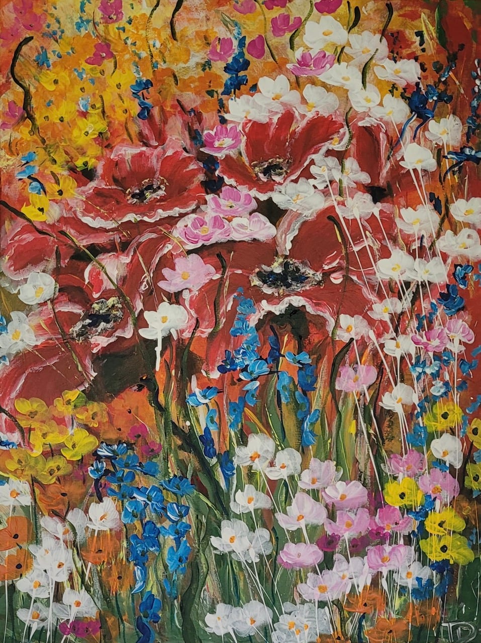 Blumenwiese III von Dorothea Trinkl