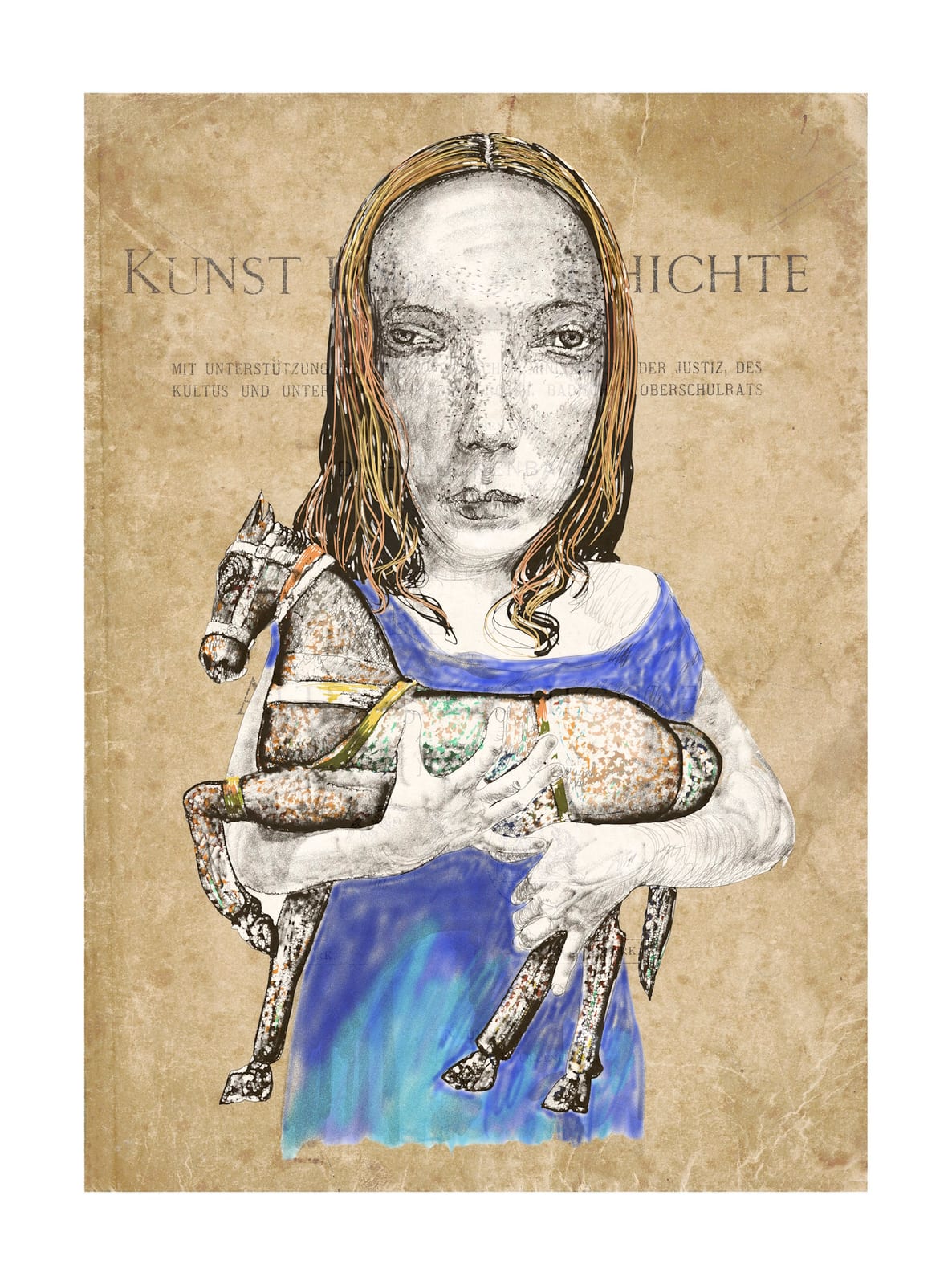 KUNST GESCHICHTE & TOY HORSE von Velimir Trnski