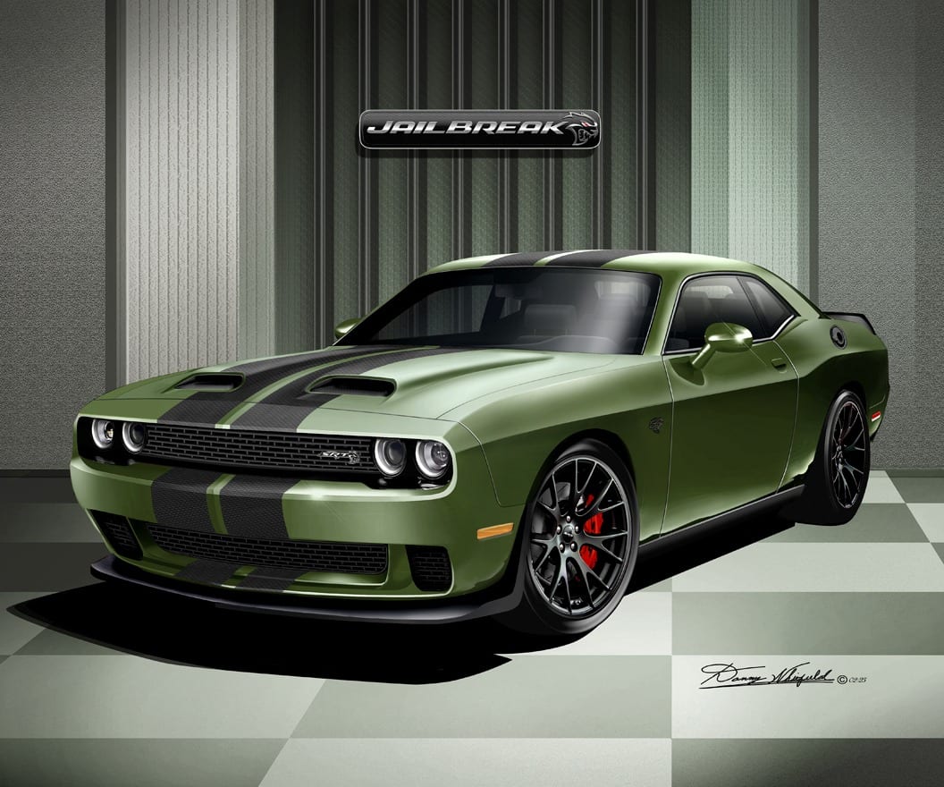2019 Dodge Challenger Hell Cat "Jailbreak Edition" Fine Art Print von Danny Whitfield